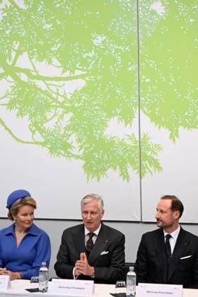 State Visit of King Philippe and Queen Mathilde to Norway (Day 3) STAVANGER, NORWAY - MARCH 26 : State Visit of King Philippe and Queen Mathilde to Norway (Day 3) : visit to The Norwegian Petroleum Museum with Prince Haakon of Norway : High Level Forum on carbon capture & storage and energy security, on March 26, 2026 in Stavanger, Norway, 26 03 2026 Stavanger Norway  Copyright: xDidierxLebrunx