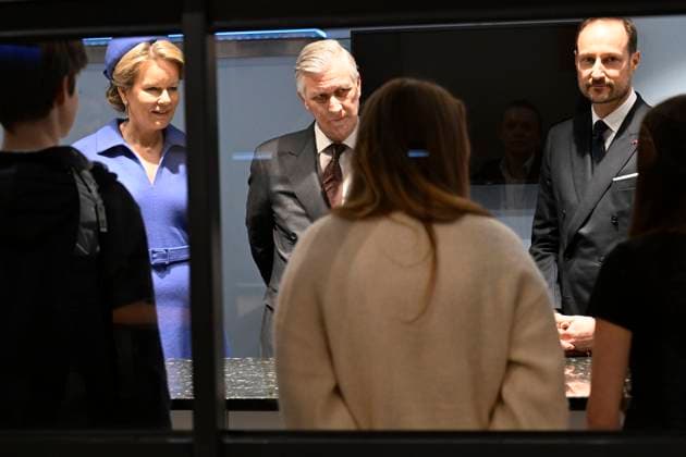 State Visit of King Philippe and Queen Mathilde to Norway (Day 3) STAVANGER, NORWAY - MARCH 26 : State Visit of King Philippe and Queen Mathilde to Norway (Day 3) : - The Norwegian Petroleum Museum with Prince Haakon of Norway : High Level Forum on carbon capture & storage and energy security, on March 26, 2026 in Stavanger, Norway, 26 03 2026 Stavanger Norway  Copyright: xDidierxLebrunx