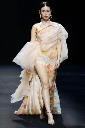 BEIJING, CHINA - MARCH 26: A model walks the runway at the XiaoZhuangTangYun collection by designer Midori on day 7 of China Fashion Week 2026 (Spring) at 798Â·751 PARK on March 26, 2026 in Beijing, China.  Copyright: xChinaxNewsxServicex 111630841988