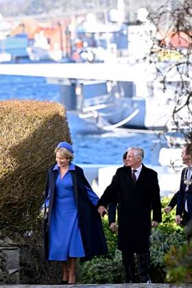State Visit of King Philippe and Queen Mathilde to Norway (Day 3) STAVANGER, NORWAY - MARCH 26 : State Visit of King Philippe and Queen Mathilde to Norway (Day 3) : - Short walk in old Stavanger to the Stavanger concert hall on March 26, 2026 in Stavanger, Norway, 26 03 2026 Stavanger Norway  Copyright: xDidierxLebrunx
