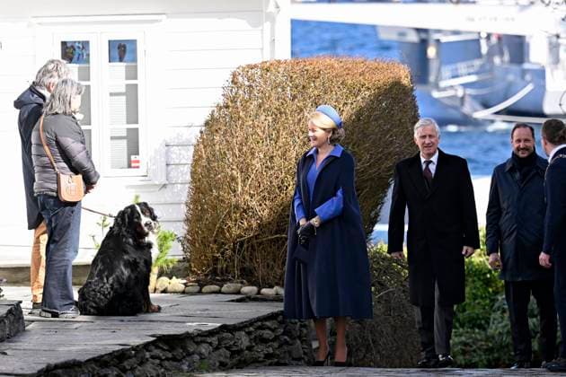 State Visit of King Philippe and Queen Mathilde to Norway (Day 3) STAVANGER, NORWAY - MARCH 26 : State Visit of King Philippe and Queen Mathilde to Norway (Day 3) : - Short walk with Prince Haakon in old Stavanger to the Stavanger concert hall on March 26, 2026 in Stavanger, Norway, 26 03 2026 Stavanger Norway  Copyright: xDidierxLebrunx