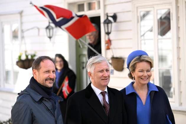 State Visit of King Philippe and Queen Mathilde to Norway (Day 3) STAVANGER, NORWAY - MARCH 26 : State Visit of King Philippe and Queen Mathilde to Norway (Day 3) : - Short walk with Prince Haakon in old Stavanger to the Stavanger concert hall on March 26, 2026 in Stavanger, Norway, 26 03 2026 Stavanger Norway  Copyright: xDidierxLebrunx