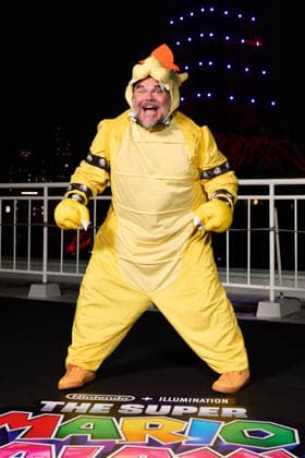 Nintendo and Illumination celebrate THE SUPER MARIO GALAXY MOVIE at the famous Tokyo Tower in Tokyo, Japan on Thursday, March 26, 2026. The movie will be released on April 1, 2026 in the United States and in Japan on April 24. Pictured: Jack Black,  aflo_324928184