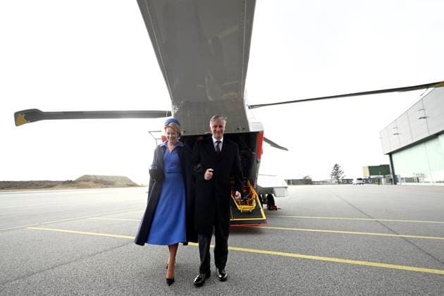 State Visit of King Philippe and Queen Mathilde to Norway (Day 3) STAVANGER, NORWAY - MARCH 26 : State Visit of King Philippe and Queen Mathilde to Norway (Day 3) : - Sola Air Station : Norway-Belgium Defence security cooperation with Minister Theo Francken (N-VA) on March 26, 2026 in Stavanger, Norway, 26 03 2026 Stavanger Norway  Copyright: xDidierxLebrunx