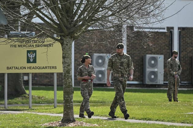 . 26 03 2026. Bulford, United Kingdom. Prince William, the Prince of Wales, during a visit to the 1st Battalion The Mercian Regiment in Bulford, United Kingdom.  xPoolx xi-Imagesx IIM-26665-0025