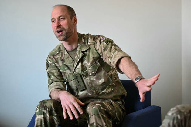 . 26 03 2026. Bulford, United Kingdom. Prince William, the Prince of Wales, during a visit to the 1st Battalion The Mercian Regiment in Bulford, United Kingdom.  xPoolx xi-Imagesx IIM-26665-0033