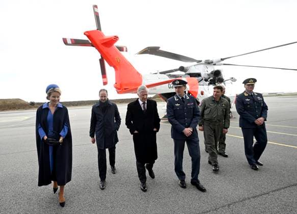 State Visit of King Philippe and Queen Mathilde to Norway (Day 3) STAVANGER, NORWAY - MARCH 26 : State Visit of King Philippe and Queen Mathilde to Norway (Day 3) : - Sola Air Station : Norway-Belgium Defence security cooperation with Minister Theo Francken (N-VA) on March 26, 2026 in Stavanger, Norway, 26 03 2026 Stavanger Norway  Copyright: xDidierxLebrunx