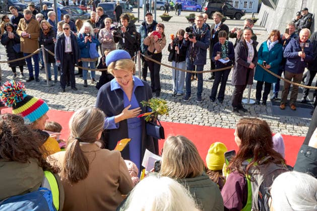 Belgian Royal Couple Visits Norway - Day 3 Queen Mathilde of Belgium during the Visit of the Norwegian Petroleum Museum in Stavanger in Norway on March 25, 2026, during the second day of the official visit in Norway. Photo by Olivier Polet ABACAPRESS.COM Stavanger Norway  Copyright: xPoletxOlivier ABACAx