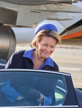 Belgian Royal Couple Visits Norway - Day 3 Crown prince Haakon welcomed Queen Mathilde and King Philippe of Belgium in Stavanger Airport , in Norway on March 25, 2026, during the second day of the official visit in Norway. Photo by Olivier Polet ABACAPRESS.COM Stavanger Norway  Copyright: xPoletxOlivier ABACAx