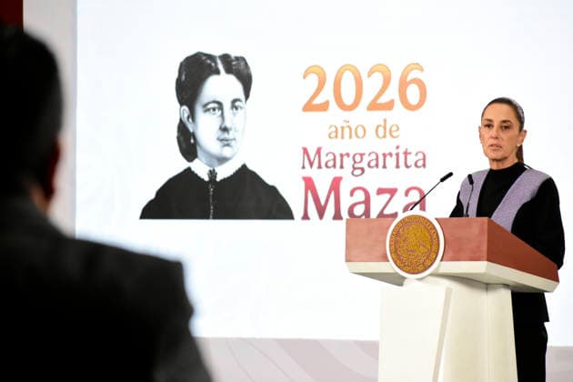 MexicoÃ¢â‚¬â ¢s President Claudia Sheinbaum Pardo, speaks during a news conference at National Palace. on March 26, 2026 in Mexico City, Mexico. Mexico City Mexico - ZUMAe321 20260326_zia_e321_004 Copyright: xLuisxBarronx