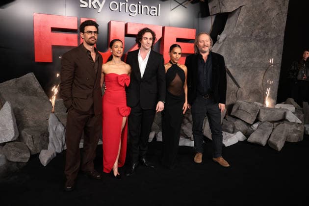 UK Premiere of FUZE Theo James, Gugu Mbatha-Raw, Aaron Taylor Johnson, Saffron Hocking and David Mackenzie at the UK Premiere of Sky Original FUZE at the Odeon West End in London on 26 March 2026, Credit:James Shaw Avalon UK, London  Copyright: xJamesxShawx xAvalonx 1086485862