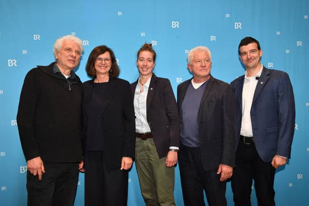 Miroslav Nemec, Ilse Aigner with Bodygards and Udo Wachtveitl Premiere Tatort Unvergänglich Part 1 Television, Film HFF Audimax Munich March 26, 2026