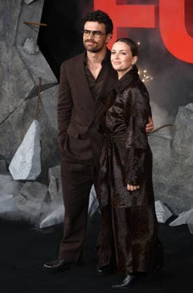 The Fuze UK Premiere at Odeon West End in London, England. Theo James and wife Ruth Kearney attend the Fuze UK premiere at Odeon West End in London, England on March 26, 2026. London Odeon West End UK Copyright: xFredxDuvalx