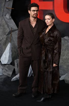 The Fuze UK Premiere at Odeon West End in London, England. Theo James and wife Ruth Kearney attend the Fuze UK premiere at Odeon West End in London, England on March 26, 2026. London Odeon West End UK Copyright: xFredxDuvalx