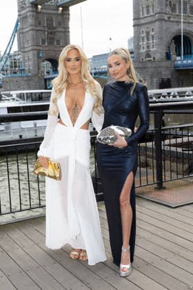 March 26, 2026, London, United Kingdom: Traitors UK winner, Leanne Quigley and MAFS UK 2025 contestant, Leah Marie Tyrer attend the Hit reality dating series Celebrity Ex on the Beach launch event at Driftwoods in London. London United Kingdom - ZUMAs197 20260326_aaa_s197_174 Copyright: xPhilxLewisx