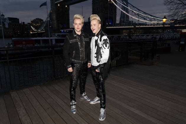 March 26, 2026, London, United Kingdom: (L-R), Jedward™s John Grimes and Edward Grimes attend the Hit reality dating series Celebrity Ex on the Beach launch event at Driftwoods in London. London United Kingdom - ZUMAs197 20260326_aaa_s197_182 Copyright: xPhilxLewisx