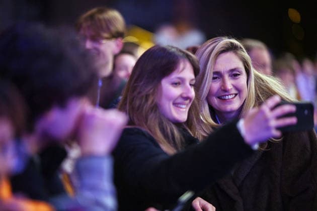 Series Mania Festival - Day 7. FC LILLE, FRANCE - MARCH 26 Julie Gayet actrice, productrice et realisatrice. directrice du festival Soeurs Jumelles attends the premiere of My Brother during Day Seven of the Series Mania Festival on March 26, 2026 in Lille, France. Photo by Franck Castel ABACAPRESS.COM Lille France  Copyright: xCastelxFranck ABACAx