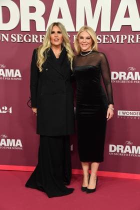 Rome, Cinema Adriano Premiere of the film The drama - a secret and forever , In the photo: Tiziana Rocca Eleonora Daniele  Copyright: xVincenzoxLandix xipa-agency.netx xVincenzoxLandix IPA_Agency_IPA73482485