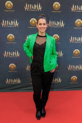 26 03 2026 Düsseldorf Cirque du Soleil Alegria Red Carpet on the evening of the Düsseldorf premiere Here Leni Adams Düsseldorf Gerresheim Glasmacherviertel North Rhine-Westphalia Germany