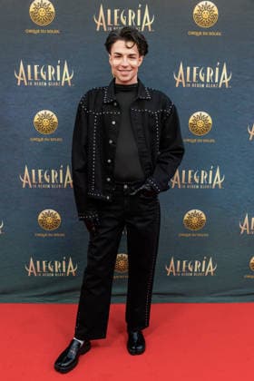 26 03 2026 Düsseldorf Cirque du Soleil Alegria Red Carpet on the evening of the Düsseldorf premiere Here Benedetto Paterno Düsseldorf Gerresheim Glasmacherviertel North Rhine-Westphalia Germany