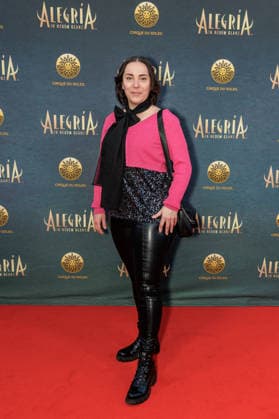 26 03 2026 Düsseldorf Cirque du Soleil Alegria Red Carpet on the evening of the Düsseldorf premiere Here Silvie Irani Düsseldorf Gerresheim Glasmacherviertel North Rhine-Westphalia Germany
