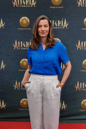 26 03 2026 Düsseldorf Cirque du Soleil Alegria Red Carpet on the evening of the Düsseldorf premiere Here Antje Hamer Düsseldorf Gerresheim Glasmacherviertel North Rhine-Westphalia Germany