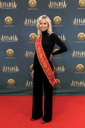 26 03 2026 Düsseldorf Cirque du Soleil Alegria Red Carpet on the evening of the Düsseldorf premiere Here Feloumena Nacken Miss Rhein Ruhr Düsseldorf Gerresheim Glasmacherviertel North Rhine-Westphalia Germany