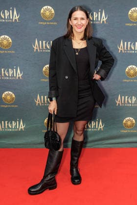 26 03 2026 Düsseldorf Cirque du Soleil Alegria Red Carpet on the evening of the Düsseldorf premiere Here Teresa Funke Düsseldorf Gerresheim Glasmacherviertel North Rhine-Westphalia Germany