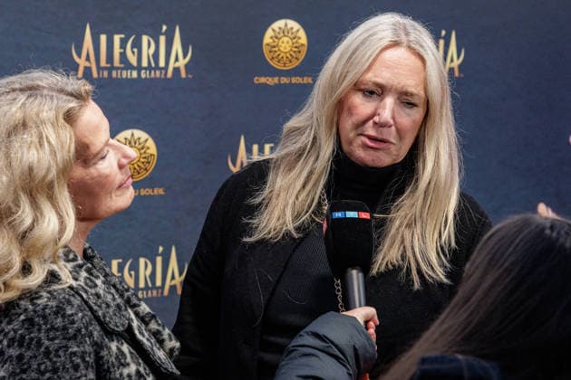 26 03 2026 Düsseldorf Cirque du Soleil Alegria Red Carpet on the evening of the Düsseldorf premiere Here Katja Mitchell Düsseldorf Gerresheim Glasmacherviertel North Rhine-Westphalia Germany