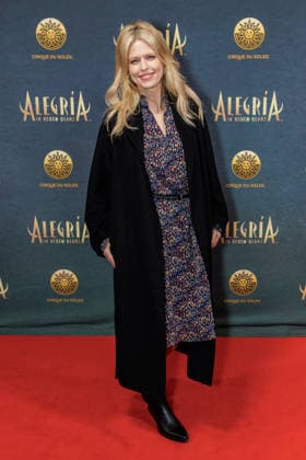 26 03 2026 Düsseldorf Cirque du Soleil Alegria Red Carpet on the evening of the Düsseldorf premiere Here Miriam Lahnstein Düsseldorf Gerresheim Glasmacherviertel North Rhine-Westphalia Germany