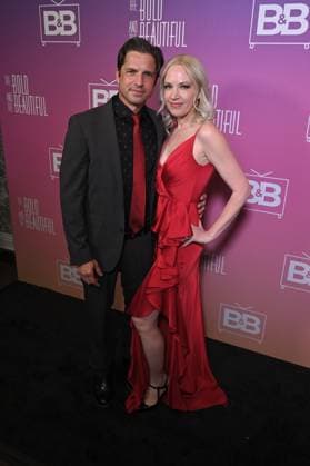 Scott Bailey, Adrienne Frantz at arrivals for THE BOLD AND THE BEAUTIFUL BBTV Launch Party, Wheelhouse LA, Los Angeles, CA, March 26, 2026. Photo By: Michael Mattes Everett Collection THE BOLD AND THE BEAUTIFUL BBTV Launch Party PUBLICATIONXNOTxINxCANxCHNxFRAxITAxJPNxNORxPOLxRUSxESPxUKxUSA