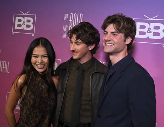 Lisa Yamada, Gavin Anderson, Christian Weissmann at arrivals for THE BOLD AND THE BEAUTIFUL BBTV Launch Party, Wheelhouse LA, Los Angeles, CA, March 26, 2026. Photo By: Michael Mattes Everett Collection THE BOLD AND THE BEAUTIFUL BBTV Launch Party PUBLICATIONXNOTxINxCANxCHNxFRAxITAxJPNxNORxPOLxRUSxESPxUKxUSA