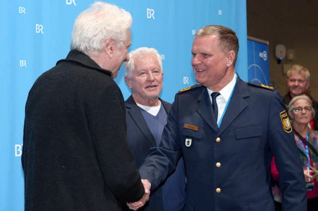 Udo Wachtveitl, Miroslav Nemec and Thomas Hampel at the premiere of the ARD TV movie Tatort Unvergänglich , the last case of Ivo Batic and Franz Leitmayr, in the Audimax of the University of Television and Film Munich, 26 03 2026 Foto:xN.xKolinzx xFuturexImagex tatort_6333