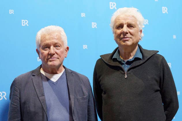 Miroslav Nemec and Udo Wachtveitl at the premiere of the ARD TV movie Tatort Unvergänglich , the last case of Ivo Batic and Franz Leitmayr, in the Audimax of the University of Television and Film Munich, 26 03 2026 Foto:xN.xKolinzx xFuturexImagex tatort_6343