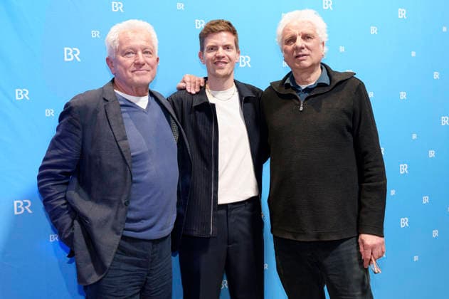 Miroslav Nemec, Ferdinand Hofer and Udo Wachtveitl at the premiere of the ARD TV movie Tatort Unvergänglich , the last case of Ivo Batic and Franz Leitmayr, in the Audimax of the University of Television and Film Munich, 26 03 2026 Foto:xN.xKolinzx xFuturexImagex tatort_6349
