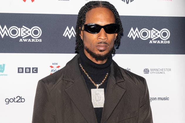 Mobo Awards 2026 Arrivals for the Mobo Awards 2026 at the Co-Op Live Arena in Manchester Featuring: D Double E Where: Manchester, United Kingdom When: 27 Mar 2026 Credit: Graham Finney WENN Manchester United Kingdom Copyright: xWENNx wenn41198718 x wenn41198718