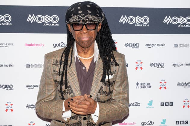 Mobo Awards 2026 Arrivals for the Mobo Awards 2026 at the Co-Op Live Arena in Manchester Featuring: Nile Rogers Where: Manchester, United Kingdom When: 27 Mar 2026 Credit: Graham Finney WENN Manchester United Kingdom Copyright: xWENNx wenn41198729 x wenn41198729