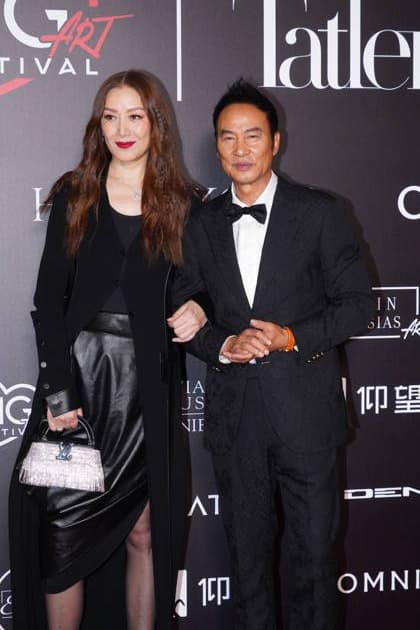HONG KONG, CHINA - MARCH 26: Actor Simon Yam Tat-wah and his wife Sophia Kao, also known as Qi Qi, attend Big Art Festival during Art Basel Hong Kong 2026 on March 26, 2026 in Hong Kong, China.  Copyright: xVCGx 111630893675
