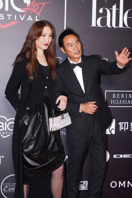 HONG KONG, CHINA - MARCH 26: Actor Simon Yam Tat-wah and his wife Sophia Kao, also known as Qi Qi, attend Big Art Festival during Art Basel Hong Kong 2026 on March 26, 2026 in Hong Kong, China.  Copyright: xVCGx 111630893678