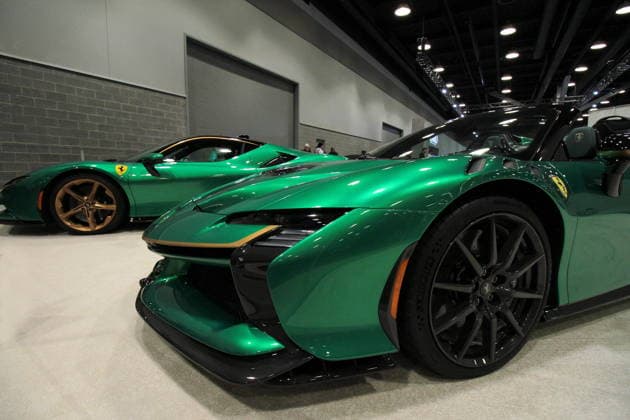 March 27, 2026, Vancouver, Bc, Canada: Ferrary in Vancouver Auto Show. The 2026 Vancouver International Auto Show was held at the vancouver convention centre west. Vancouver Canada - ZUMAa223 20260327_zip_a223_003 Copyright: xMazyarxAsadix