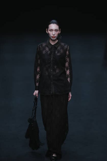 RECORD DATE NOT STATED 2026 China International Fashion Week A model walks the runway at the A.1 Fashion Changes Life show by designer Jiayu Xu during 2026 China International Fashion Week on March 27, 2026 in Beijing, China. (Photo by Peter Li Nexpher Images) Beijing Beijing