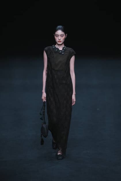 RECORD DATE NOT STATED 2026 China International Fashion Week A model walks the runway at the A.1 Fashion Changes Life show by designer Jiayu Xu during 2026 China International Fashion Week on March 27, 2026 in Beijing, China. (Photo by Peter Li Nexpher Images) Beijing Beijing