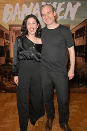 Tülin Sezgin and Jonas Hien at the special screening Banausen Comedy Theater Chaos at Deutsches Theater Berlin, 27 03 2026 Foto:xM.xBehrensx xFuturexImagex banausen_6318