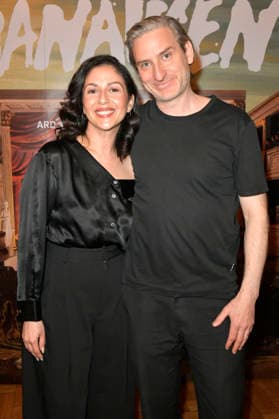 Tülin Sezgin and Jonas Hien at the special screening Banausen Comedy Theater Chaos at Deutsches Theater Berlin, 27 03 2026 Foto:xM.xBehrensx xFuturexImagex banausen_6320