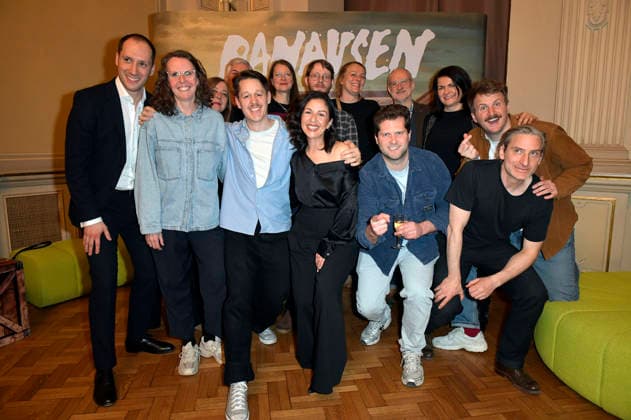 Cast and team at the special screening Banausen Comedy Theater Chaos at Deutsches Theater Berlin, 27 03 2026 Foto:xM.xBehrensx xFuturexImagex banausen_6333