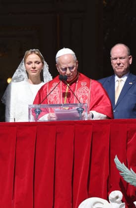 Pope Leo XIV on the balcony of the Prince s Palace with Prince Albert II of Monaco, Princess Charlene Historic visit of Pope Leo XIV to Monaco on March 28, 2026 Claudia Albuquerque Bestimage Pope Leo XIV on the balcony of the Prince s Palace with Prince Albert II of Monaco, Princess Charlene Historic visit of Pope Leo XIV to Monaco on March 28, 2026 Monaco  Copyright: xClaudiaxAlbuquerquex xBestimagexClaudiaxAlbuquerquex xBestimagex