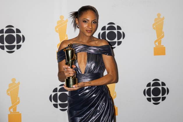 March 28, 2026, Hamilton, On, Canada: Naomi Cowan poses for photos after winning Reggae Recording of the Year during the 2026 Juno Awards Gala in Hamilton, Saturday, March 28, 2026. Hamilton Canada  - ZUMAc35_ 20260328_zaf_c35_214 Copyright: xNickxIwanyshynx