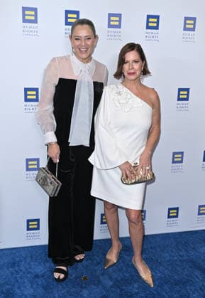 Human Rights Campaign Los Angeles Dinner Camryn Manheim and Marcia Gay Harden arriving at the Human Rights Campaign Los Angeles Dinner held at the Fairmont Century Plaza on March 28, 2026 in Century City, CA. Century City Fairmont Century Plaza California USA Copyright: xLeexWattx xAFF-USA.COMx