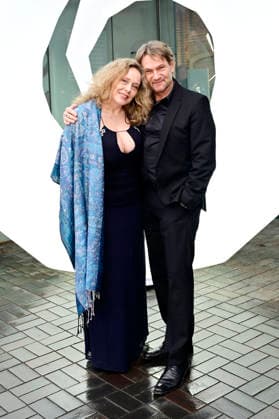 Patricia Lueger with husband Thure Riefenstein at the 9 Windflüchter Charity Gala 2026 in aid of the Betroffen˜ foundation in the Störtebeker Brauquartier Stralsund, 28 03 2026 Foto:xM.xWehnertx xFuturexImagex windfluechter_6304