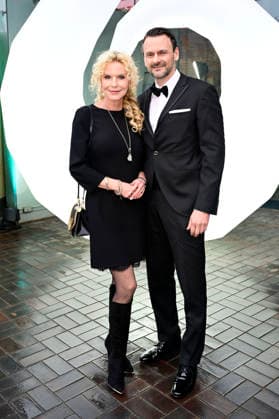 Victoria Herrmann with husband David Böthig at the 9 Windflüchter Charity Gala 2026 in aid of the Betroffen˜ foundation in the Störtebeker Brauquartier Stralsund, 28 03 2026 Foto:xM.xWehnertx xFuturexImagex windfluechter_6306